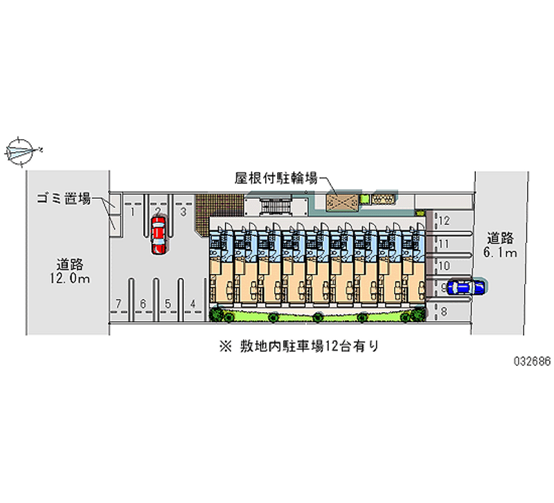 32686月租停車場