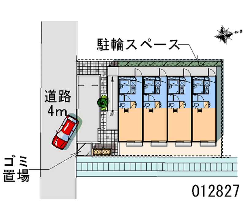 レオパレスＣＡＬＭ 区画図