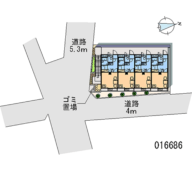 レオパレスアミー 区画図