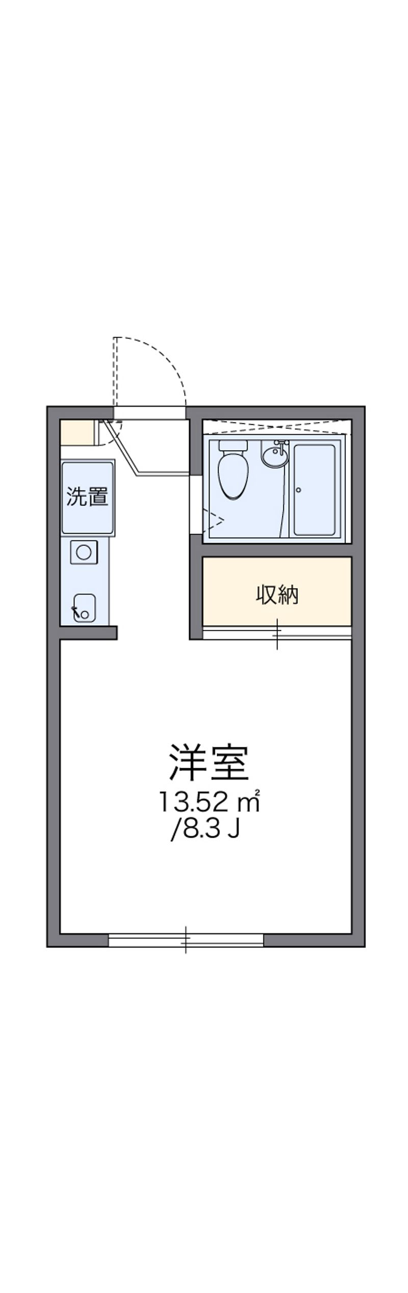 レオパレスランタナ 間取図
