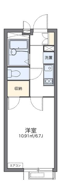 レオパレスサニー川崎 間取り図