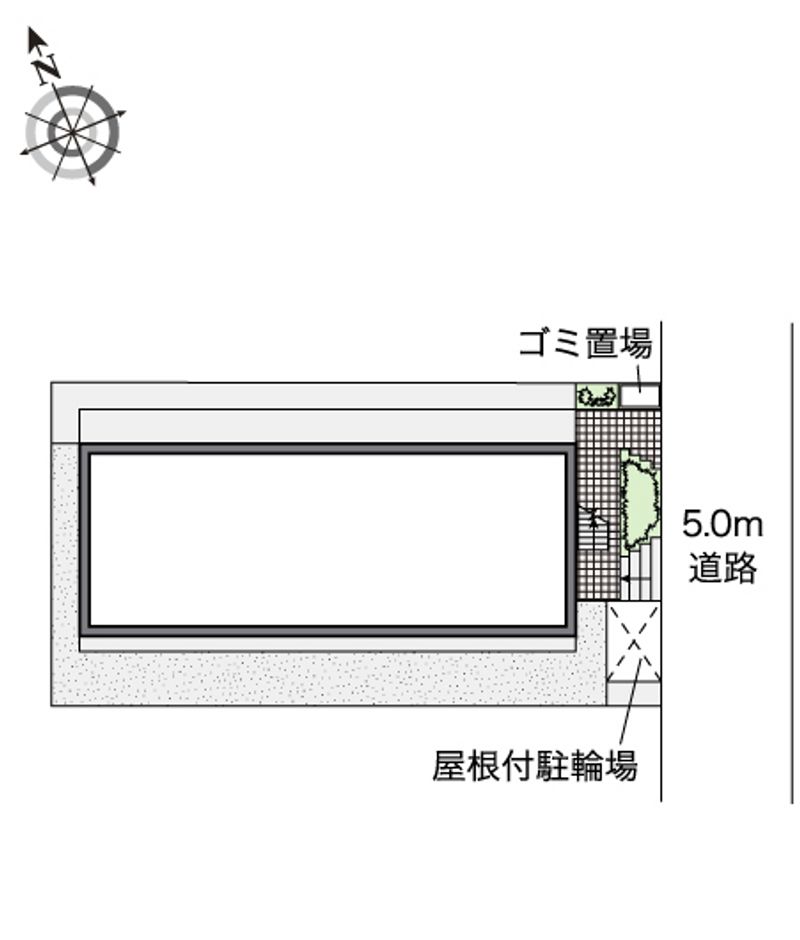 レオパレスクラインガルテン 配置図