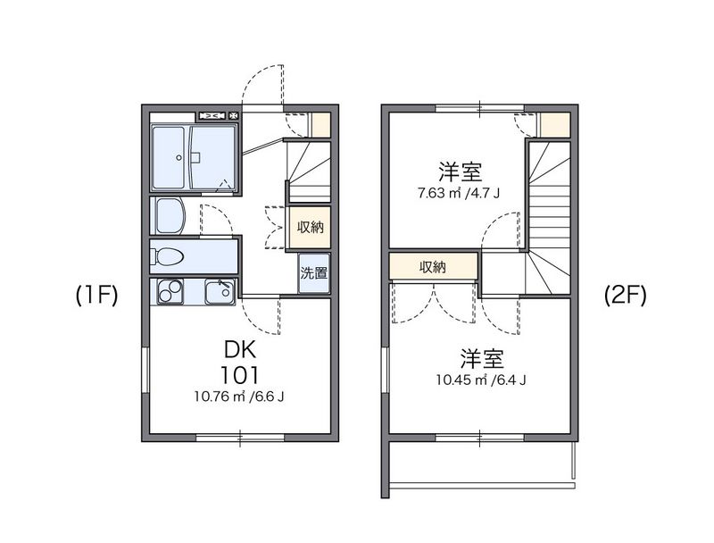 レオパレスＡＳＴＹＴＡＫＡＲＡ 間取図