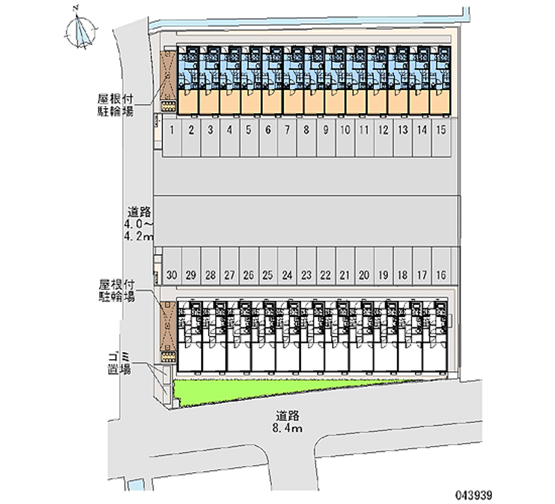 43939 Monthly parking lot