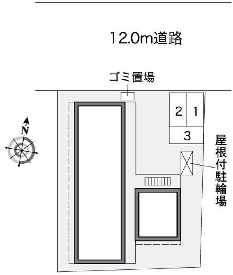 レオパレスボニータドイス 配置図