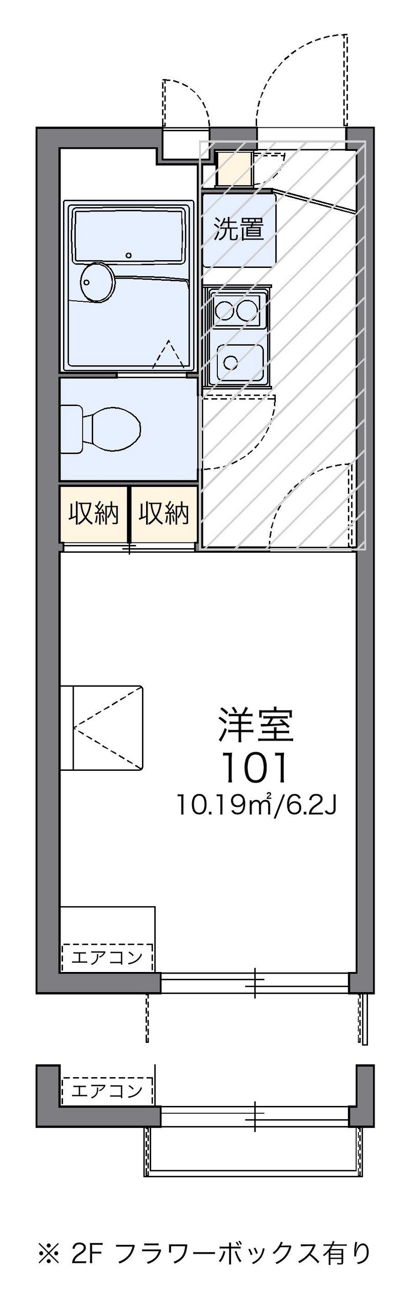レオパレスＥＩＳＨＯ 間取図