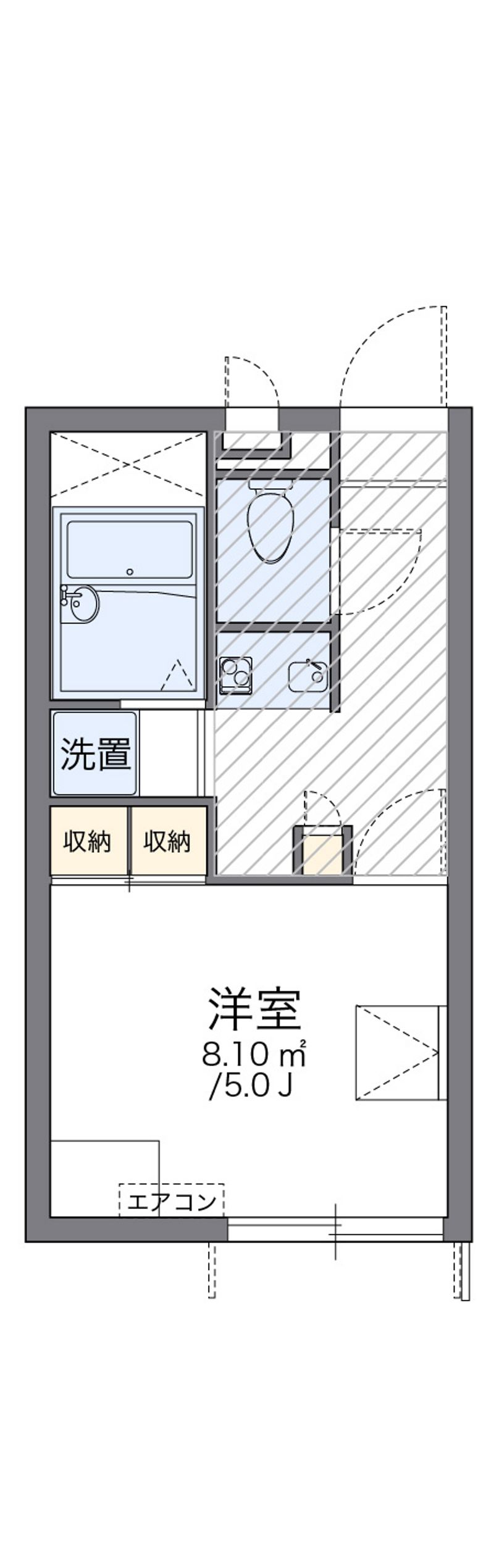 レオパレスセカンドプラザ 間取り