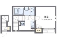 クレイノ桃井 間取り図