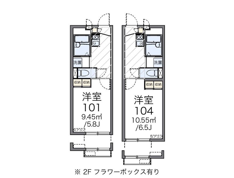 レオパレス宮本相久 間取図