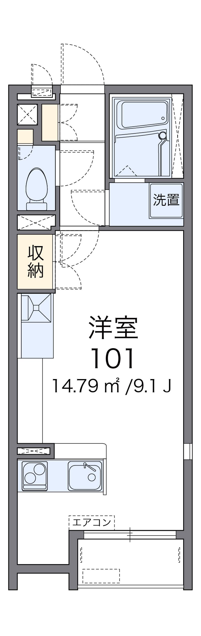 レオネクストＫⅤ 間取図