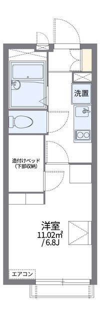 レオパレスサントリーニ 間取り図