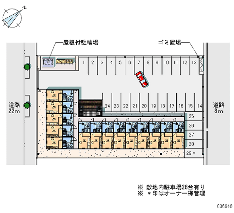 36646 Monthly parking lot