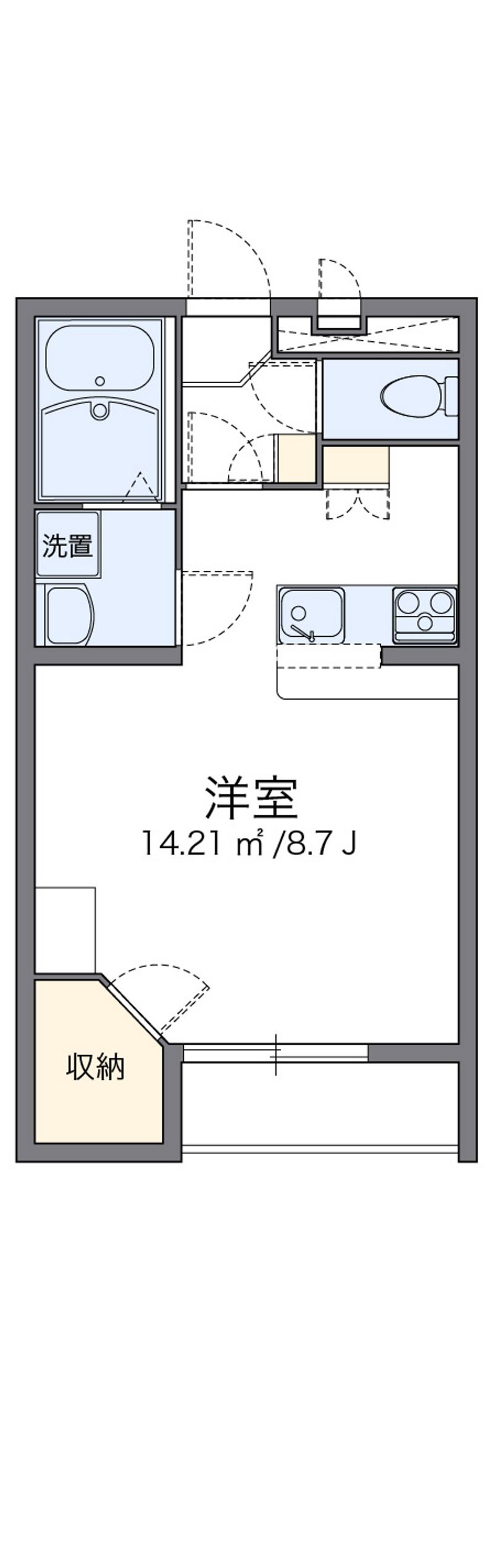 レオパレスＧａｒｄｅｎＰｌｏｔ 間取図