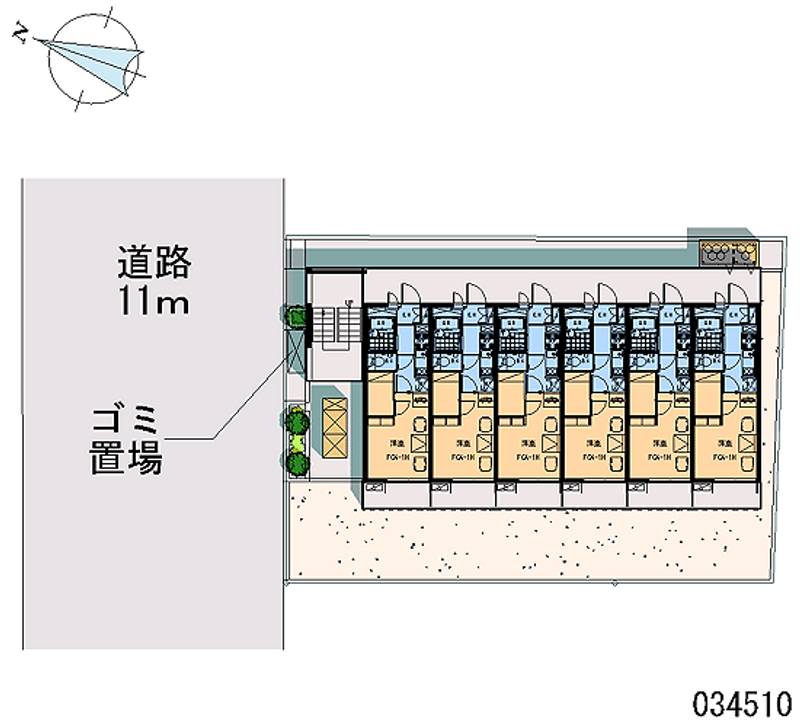 レオパレスレオーノ 区画図