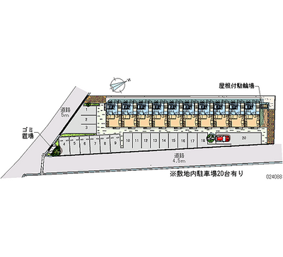 24088 Monthly parking lot