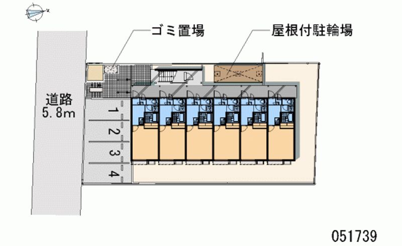 レオパレス平野 区画図
