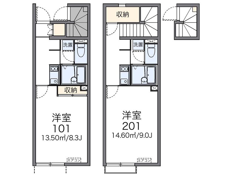レオネクストたるわら 間取図