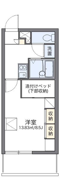 レオパレス壺屋 間取り図