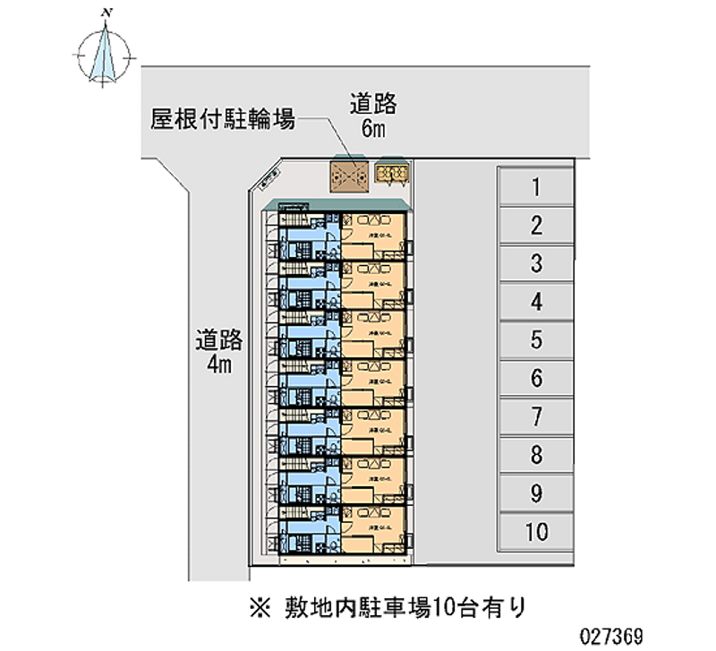 レオパレスＰＵＲＥⅢ 月極駐車場