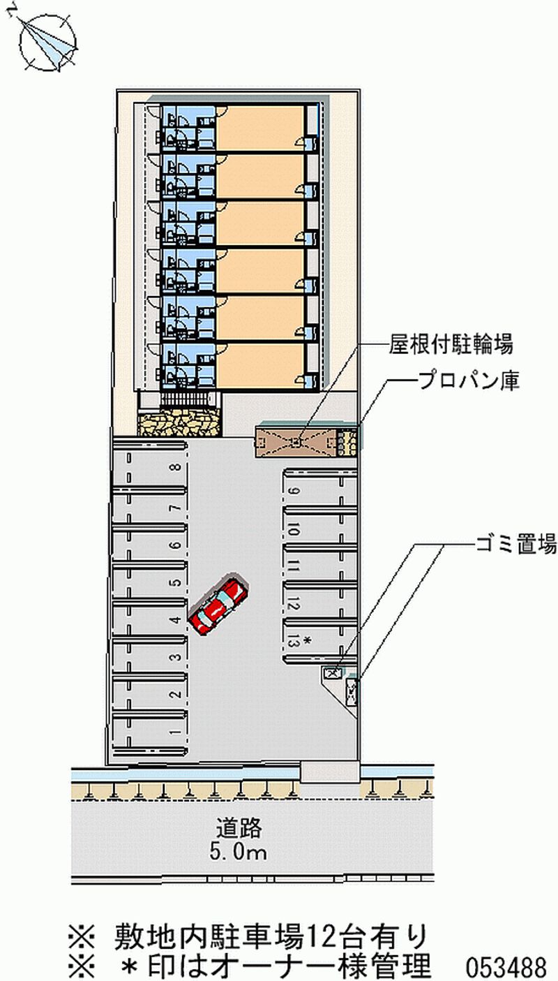 53488 Monthly parking lot