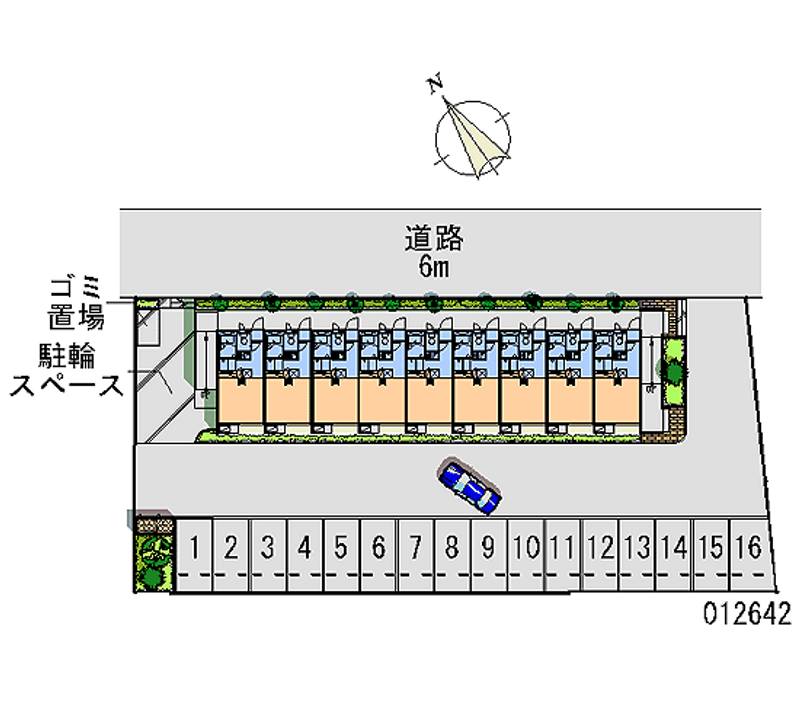 12642 bãi đậu xe hàng tháng