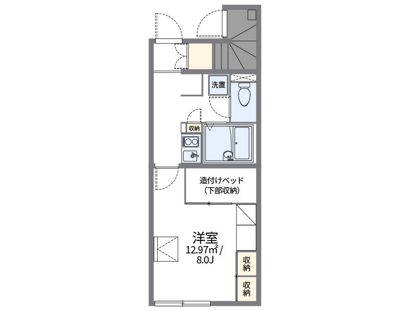 レオパレスアサガオ 間取図