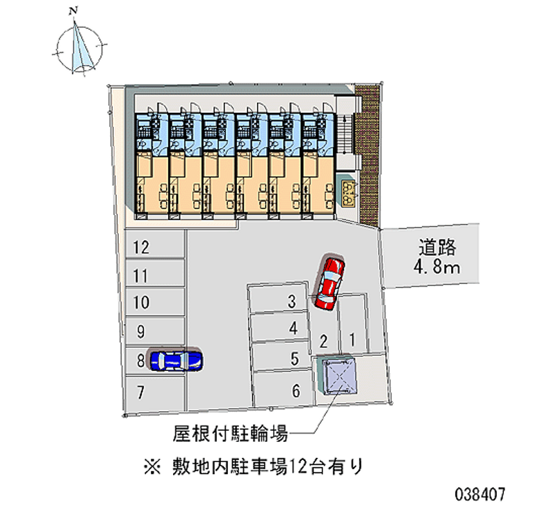 レオパレスフィオーレ 月極駐車場