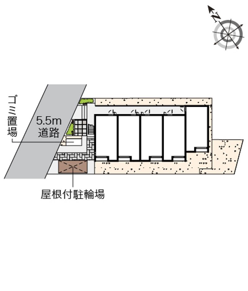 クレイノゾンネンブルーメ川越 配置図