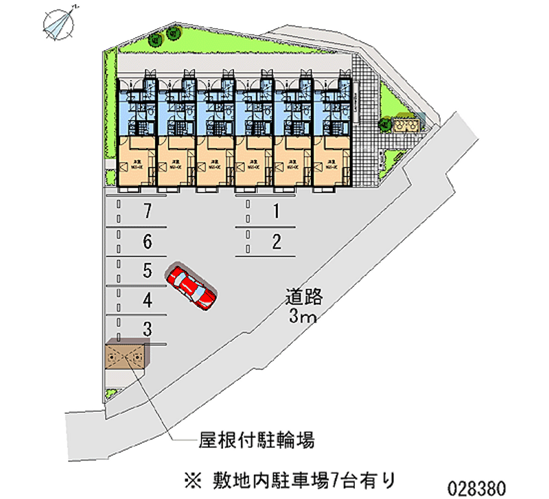 28380 Monthly parking lot