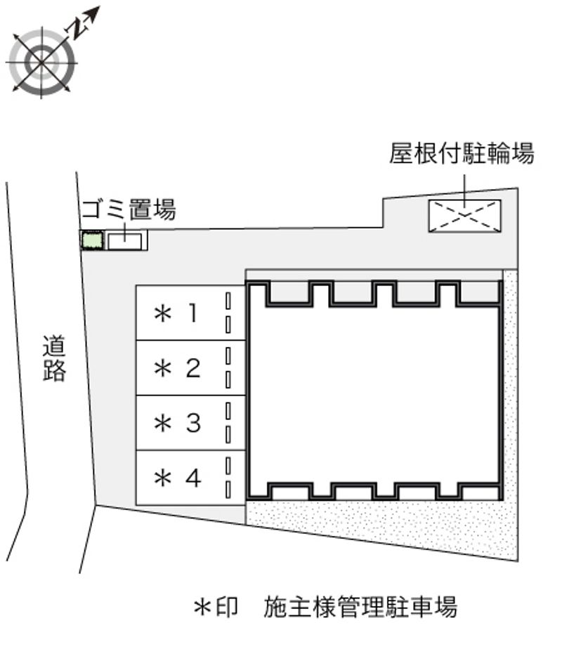 レオネクストＨＯＮＭＡＣＨＩ 配置図