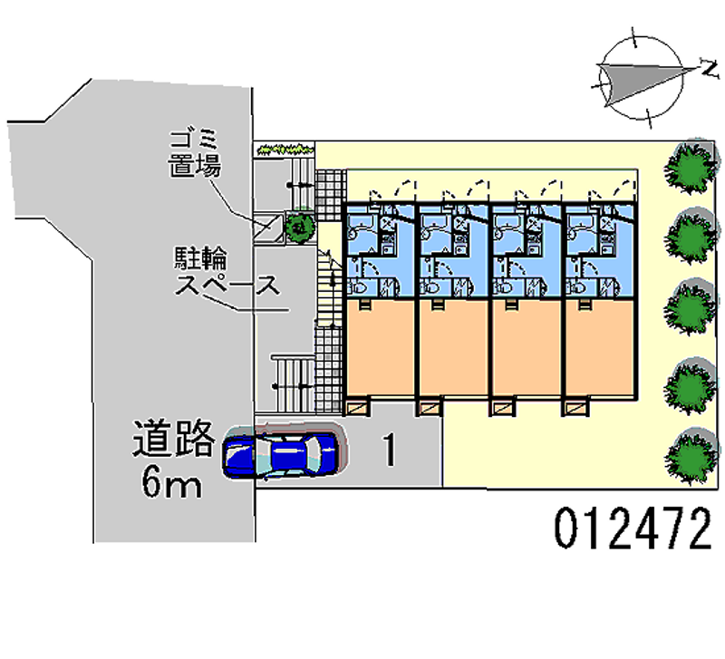 レオパレスイズミ 区画図