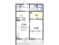 クレイノＭＯＯＮⅠ 間取り図