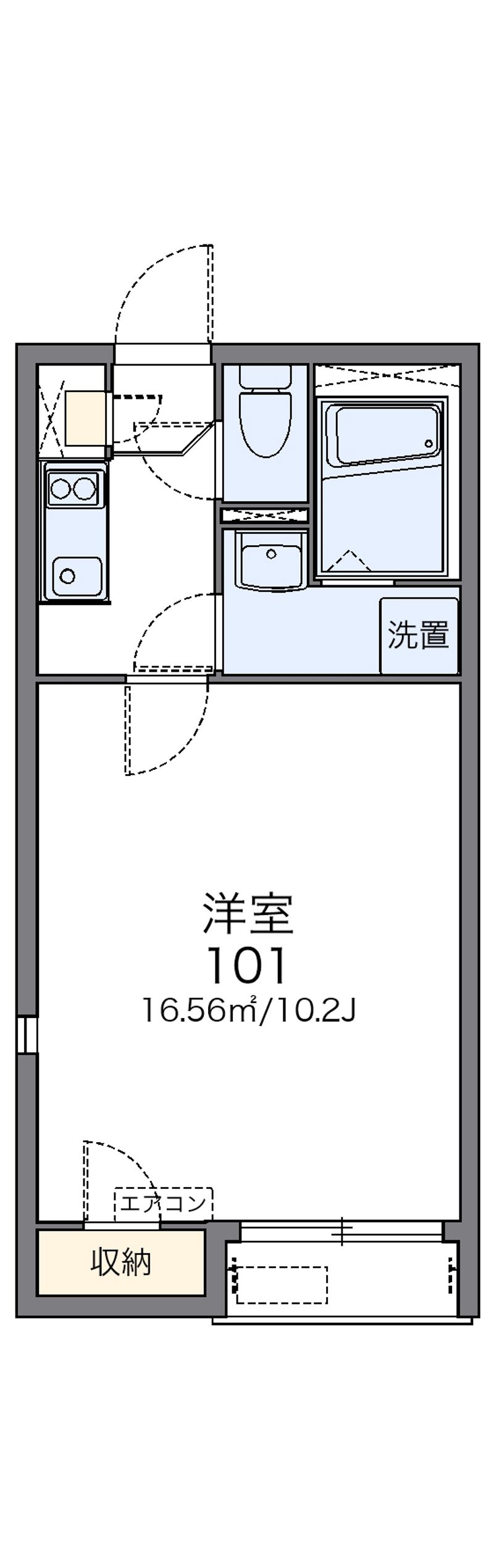 レオネクストアイミ５ 間取図