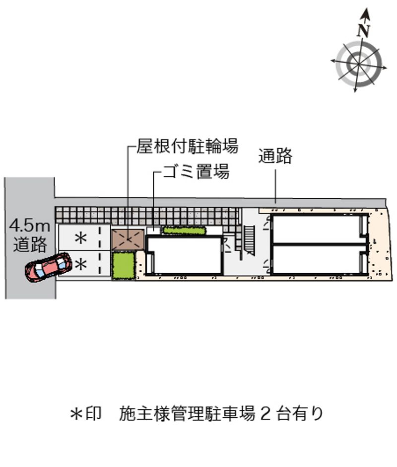 クレイノフラン 配置図