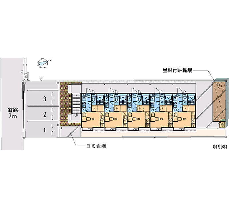 レオパレスウィン 月極駐車場