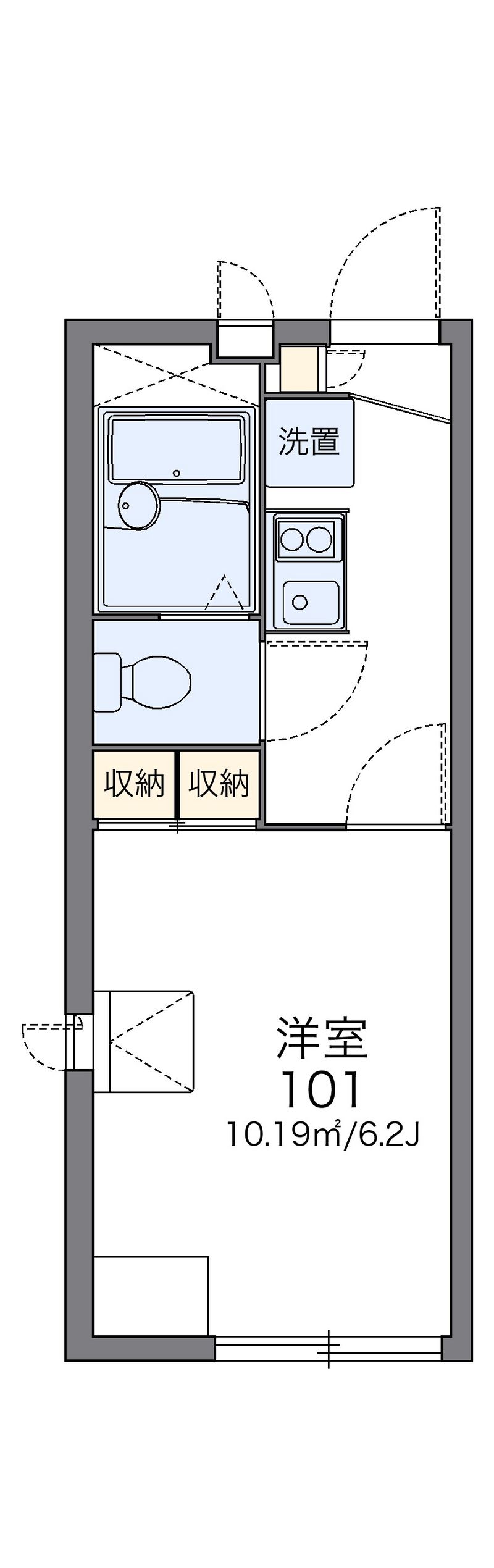 レオパレスコカゲ 間取図