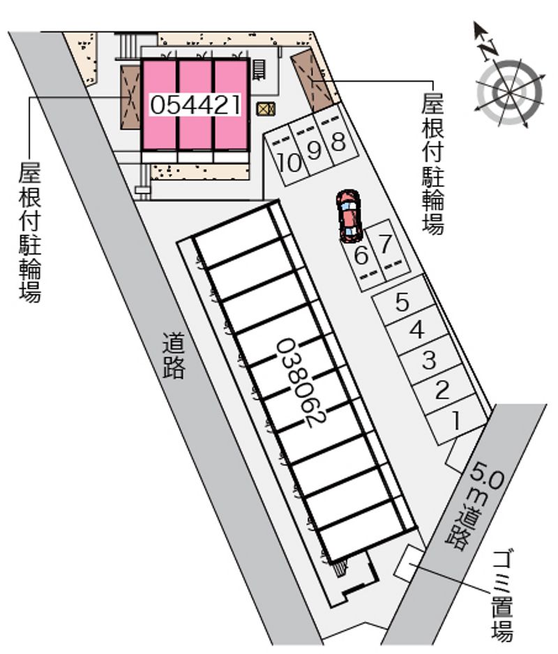 レオネクストヒルサイドテラス参 配置図