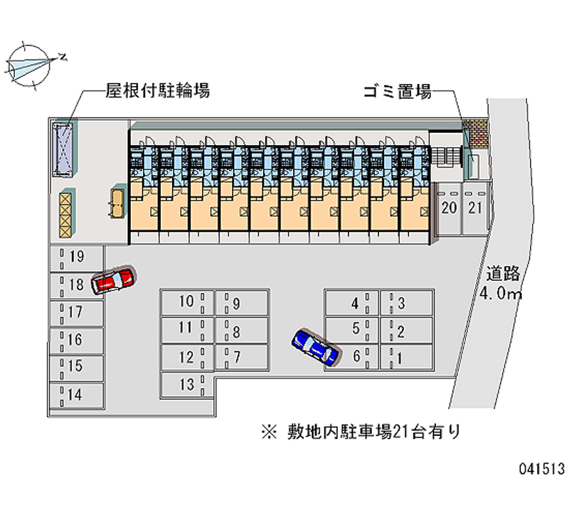 41513 bãi đậu xe hàng tháng