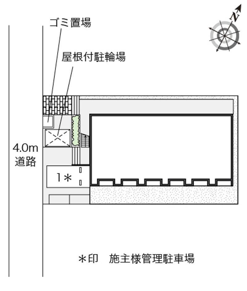 レオネクストフォレスト壱番館 配置図
