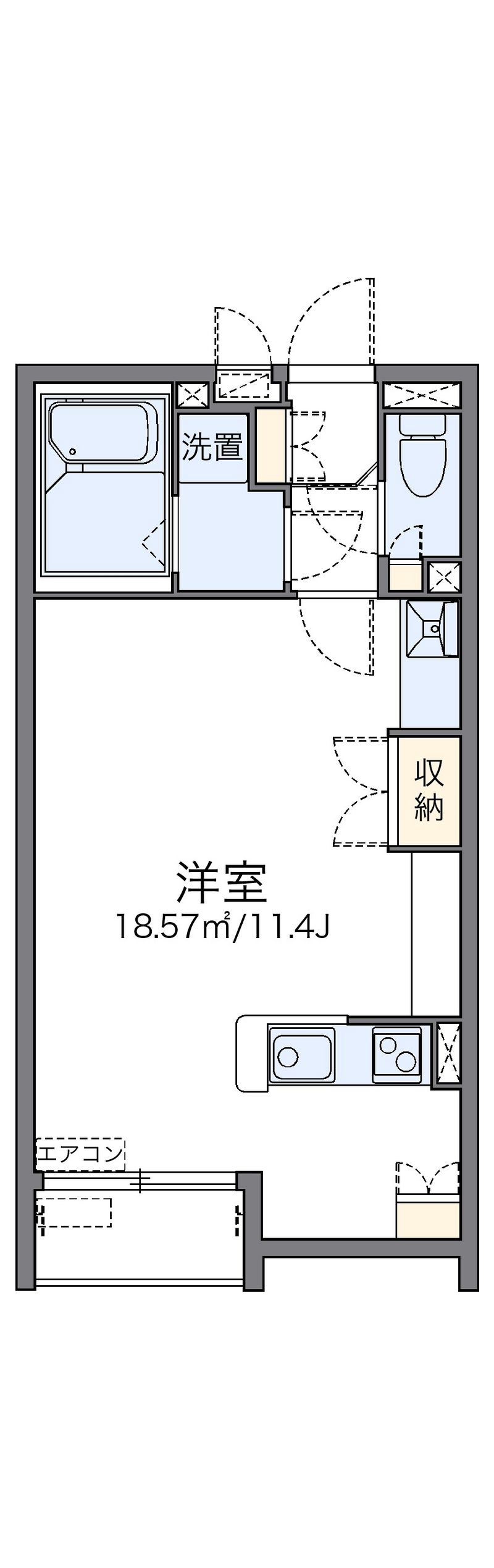 レオネクストサンシャイン狭山下 間取図