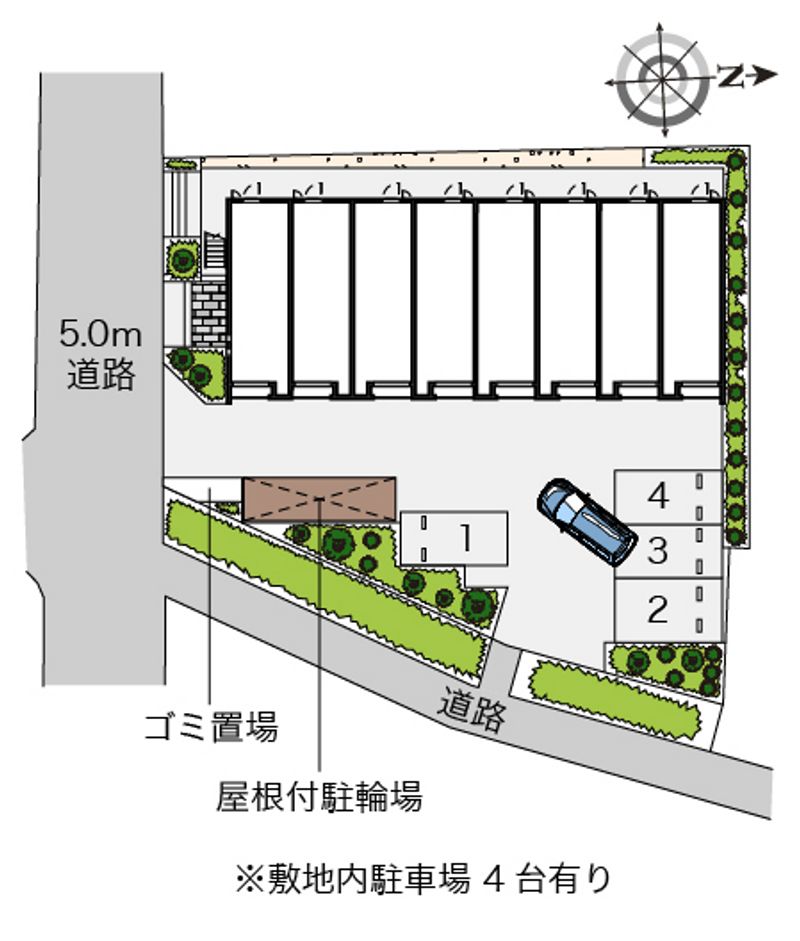 クレイノリジーナ 配置図