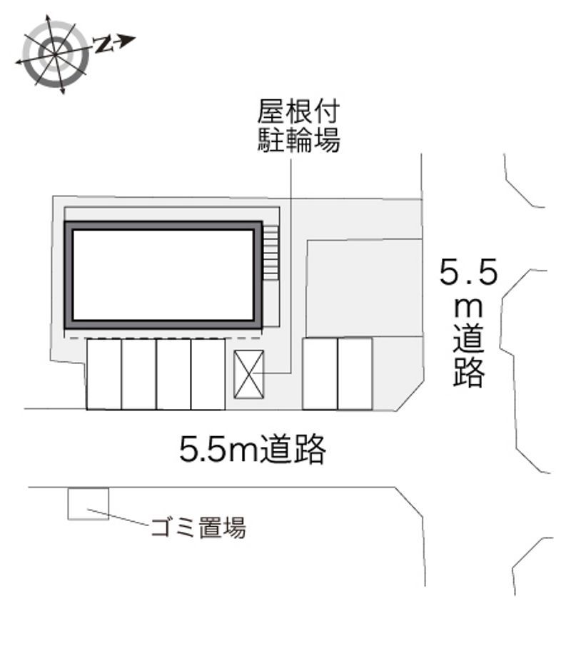 レオパレスプロスパ 配置図