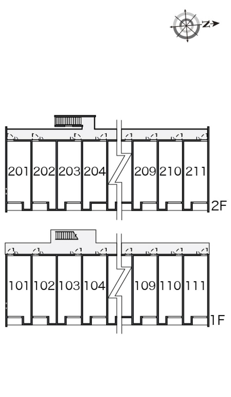 クレイノエストレーラ 間取配置図
