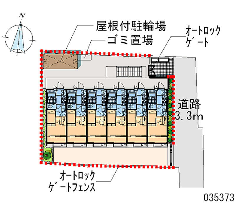 レオパレス彩 区画図