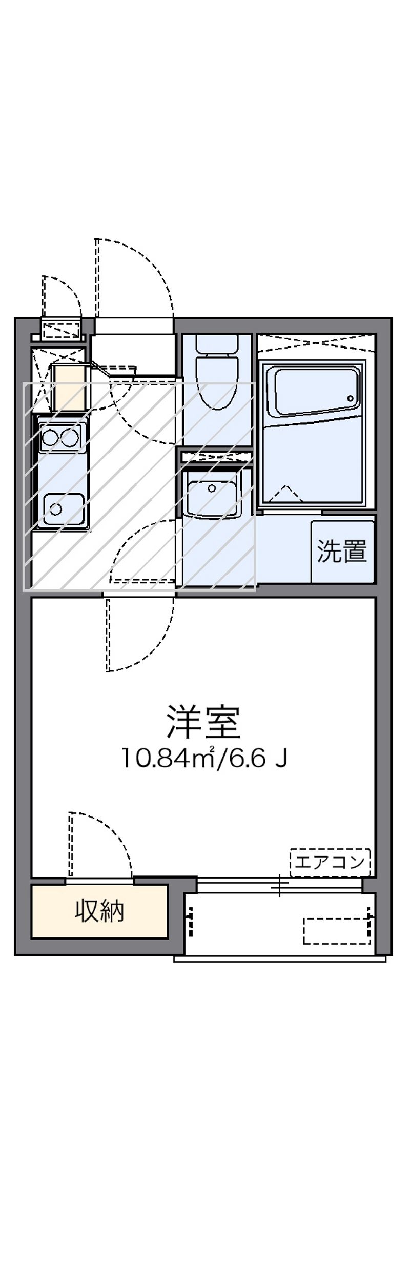 レオネクストＣＨＡＣＨＡ 間取図
