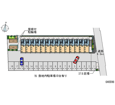 40598 Monthly parking lot