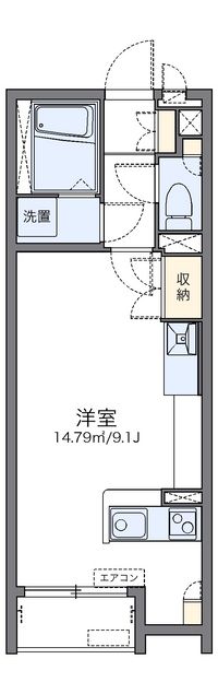 レオネクストサン　トラップ郡山 間取り図