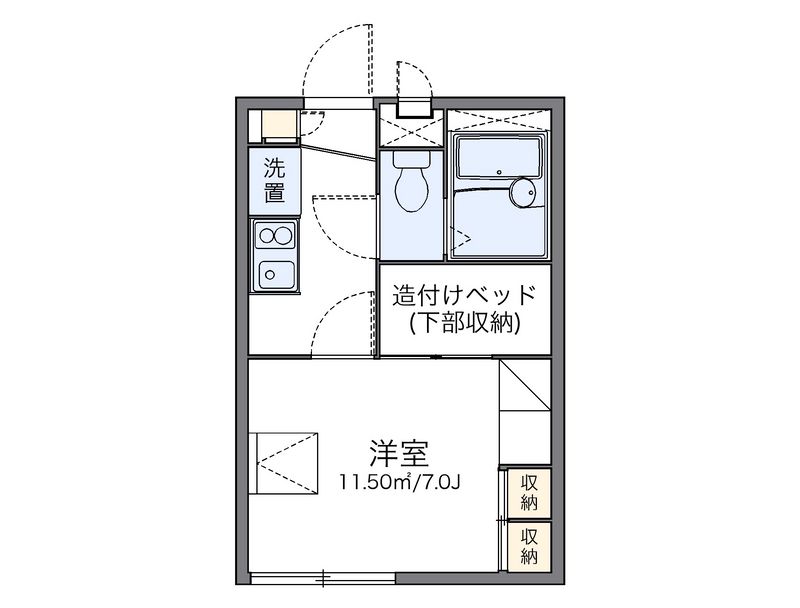 レオパレスＦｉｒｓｔ　Ａｓｔｙ 間取図
