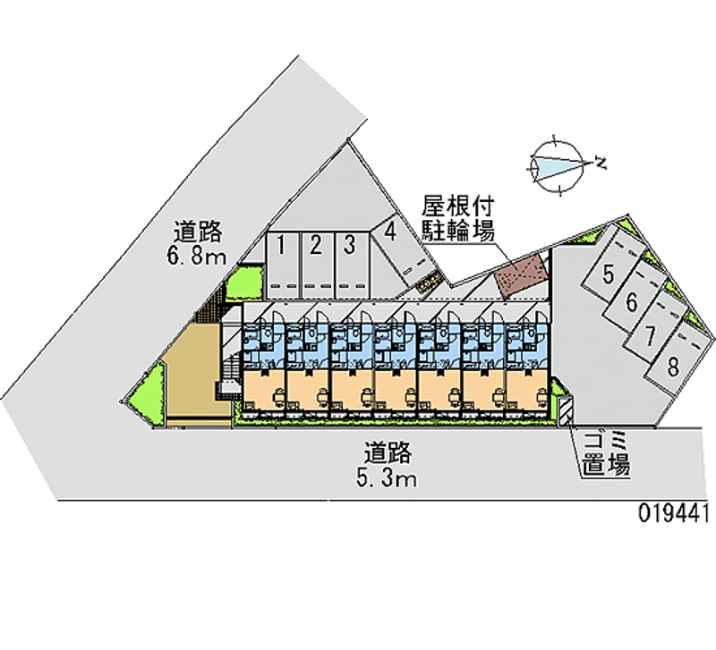 19441 Monthly parking lot