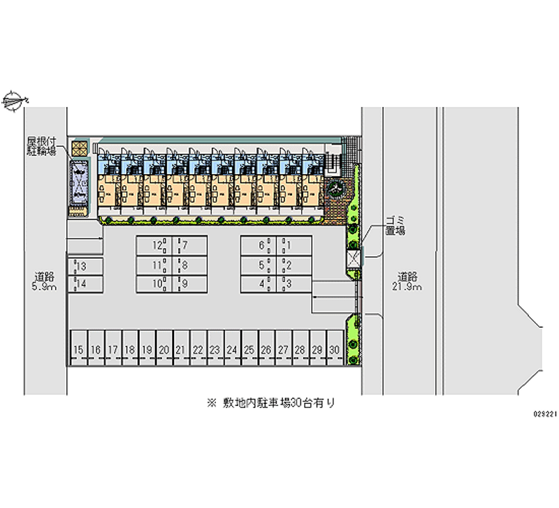 29221月租停車場